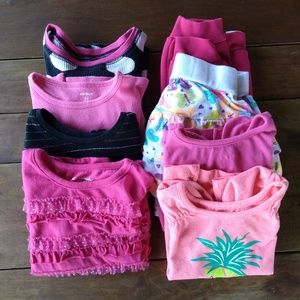 Bundle of 8 girls 3T clothing different brands